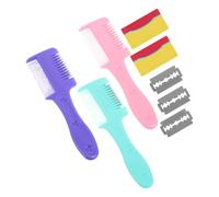 Peigne à Effiler pour Cheveux, Coupe et Coiffage, Plastique Épais, Femmes