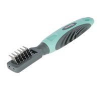 Kerbl Pet Peigne à étriller Turquoise/Gris, 18cm