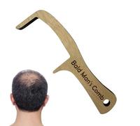 Peigne à farce pour hommes chauves, peigne à bascule pour hommes chauves, brosse à cheveux en bois, peigne sans poils, peigne sans dents, blague pratique pour le jour d'avril, les anniversaires