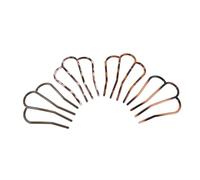 Peigne à Fourche U 4 Dents en Plastique, Lot de 4 pour Chignon