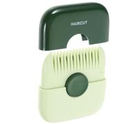 Peigne à Frange pour Coupe Frange, Outil de Coupe de Cheveux Vert | Acier Inoxydable et Abs, Lame Remplaçable Capuchon Protecteur, Usage Salon ou Retouches Mobiles