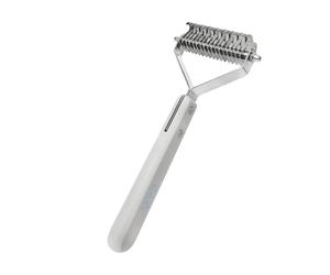Peigne à griffes pour chien pour perte de poils | Brosse démêlante - Brosse démêlante double face - Accessoire pour animaux de compagnie pour les races de chiens et de grandes races à poils longs et