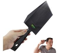 Peigne à haut plat avec nivellement, peigne de topper plat professionnel avec poignée ergonomique, à cheveux légers réutilisable pour coiffure ou cheveux coupe-maison, outils de coiffure