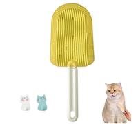 Peigne à langue de chat, peigne à langue de chat for animaux de céleri, brosse de toilettage douce for langue de chat, peigne de massage à la crème glacée for animaux de compagnie, brosse de toilettag