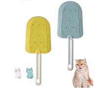 Peigne à langue de chat, peigne à langue de chat for animaux de céleri, brosse de toilettage douce for langue de chat, peigne de massage à la crème glacée for animaux de compagnie, brosse de toilettag