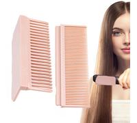 Peigne à lisser de barbier, peigne en fer plat | Peigne de barbier pour lisser | Outil de coiffure de taille compacte pour les voyages, pour dortoir, maison, voyage et salon de beauté