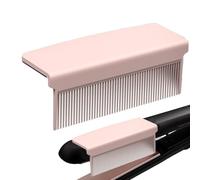 Peigne à lisser - Fixation en fer interchangeable, peignes d'alignement professionnels | Guide de coiffure sans nœuds, outil de coiffure de protection thermique, peigne lissant à clipser pour