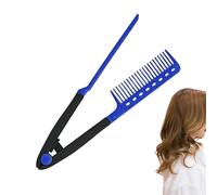 Peigne à lisser les cheveux - 20 cm en forme de V, outil de lissage, brosse plate rapide, peigne léger | Soins capillaires lisses simples pour voyage, usage domestique, pour les vacances, Lės rendez-v