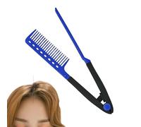 Peigne À Lisser Les Cheveux, Capillaire À Forme V Pour Séparation Des Cheveux, Accessoire de Peigne pour Fer à Lisser, Pour La Maison Le Voyage Les Vacances Les Sorties Et