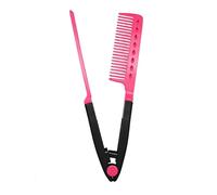 Peigne À Lisser Les Cheveux | Lisseur de Cheveux en Forme V pour la Coiffure et le Lissage des - Peigne Pour Coiffure Avec Prise Comme Fer À Lisser,Pour Maison Voyage Vacances Hôtel Rendez-vou