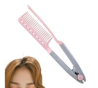 Peigne à lisser - Outil de coiffage en V de 24 cm, anti-frisottis avec