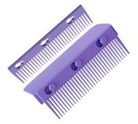 Peigne à lisser - Peigne à lisser amovible - Peigne de coiffeur - Peigne à chaleur - Peigne plat en fer à clipser pour lisser les cheveux