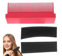 Peigne à lisser, peigne en soie, accessoire de lissage, peigne amovible résistant à la chaleur pour cheveux lisses à clipser pour un usage professionnel ou domestique