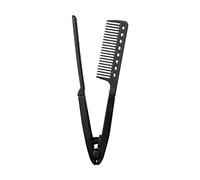 Peigne à lisser professionnel en forme de V pour cheveux lisses et brillants, fer plat portable pour la maison, les voyages, les vacances et un usage quotidien