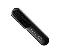 Peigne à lisser sans fil professionnel portable 4000 mAh rechargeable | Fer plat sans fil à 4 réglages de température pour femme, voyage, court, long, bouclé, ondulé, plage, salon, maison