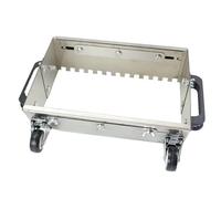 Peigne à mortier cranté réglable avec roues - Niveleur de carrelage, boîte carrée et outil de nivellement de sable plat pour pavage de carrelage