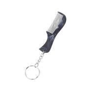 Peigne à moustache portable avec porte-clés pour le toilettage du visage et le coiffage de barbe et peigne à moustache