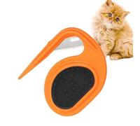 Peigne à nouer : outil pour démêler les animaux de compagnie, brosse pour enlever les poils de chien | Peigne de massage pour épilation avec crochet pointu, outil pour le soin des poils de ma