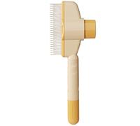 Peigne à nœuds pour chat et chien - Peigne de toilettage pour chignon et enlever les puces | Brosse de toilettage pour chat avec fonction bouton, peigne de toilettage pour poils longs ou courts,