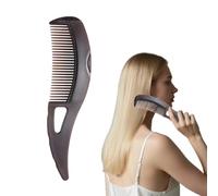 Peigne à pellicules, dents creuses, détoxifiant, psoriasis du cuir chevelu, poux, multifonctionnel, marron, ABS, 21 x 5,2 cm, unisexe adulte et enfant, tous âges, unisexe