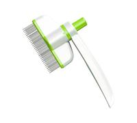 Peigne à poils courts pour animaux de compagnie | Brosse à poils courts pour chat avec design rotatif pour perte de cheveux | Peigne démêlant pour chat, peigne pour chat pour enlever les poils morts