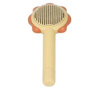 Peigne à Poils d'animaux, Brosse de Toilettage pour Chat à Poignée Confortable pour la Maison (YELLOW)
