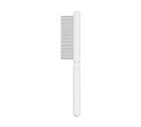 Peigne à poils d'animaux de compagnie pour chat et chien avec dents en acier inoxydable Outil de toilettage pour enlever les nœuds et les nœuds Durabl