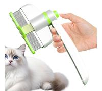 Peigne à poils de chien | Brosse à poils de chat à talon rotative | Démêlage peigne démêlant peigne pour animaux de compagnie qui enlève les poils morts pour le démêlage et le démêlage