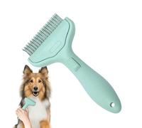 Peigne à Poils pour Animaux de Compagnie - Courbé avec Dents en Acier Inoxydable | Peignes Pour Chat Intérieur | Pour Lose, Fuite épaisse, Salle de Bain, Voyage, Salon Et Asile
