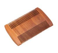 Peigne à Poux et à Barbe Double Face de qualité Supérieure avec Grille à Dents Fines et Larges - Bois de Rose Australien Naturel pour les Types et Styles de Cheveux - Peigne de