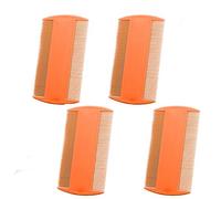 Peigne à Poux Peigne à Puces,4 pièces Poux à Dents Fines Peigne Anti-puces Peignes de Dents Double Face en Plastique pour Enfants Adultes Animaux de Compagnie