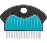 Peigne à puces et à poussière 7 cm gris foncé/bleu