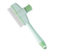 Peigne à puces pour chat Brosse anti-chute ergonomique avec bouton