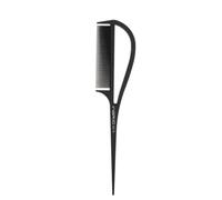 Peigne à queue de rat antistatique en plastique à dents fines pour tressage