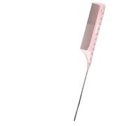 Peigne à queue pointue avec échelle, 17 pièces, peignes de coupe cheveux for salon coiffure, brosse professionnelle, outils pour cheveux et barbe(Color04)