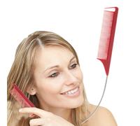 Peigne à queue taquine, peigne à queue pointue | Peigne de toilettage antistatique | de coiffure pour peigner le dos, taquiner les racines, ajouter du volume, coiffer le soir