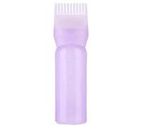Peigne à racines pour teinture capillaire,peigne à racines pour coloration des cheveux,Bouteille de peigne de coloration de cheveux | Avec une bouteille de de teinture capillaire à échelle pour