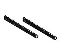 Peigne à relier en plastique, A5, 14 boucles, 8mm, noir