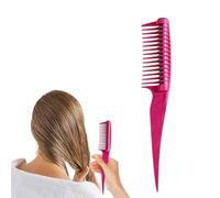 Peigne à rouleau intégré - Peigne à cheveux district - Peigne anti-statique - Peigne de coloration et de coiffage - Peigne à rouleau pour boucles et cheveux lisses - Outil professionnel pour la vente