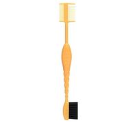 Peigne à sourcils à double tête - Outil de toilettage - Outil cosmétique pour le toilettage et la mise en forme des sourcils - Aiguille en acier - Peigne à queue de rat