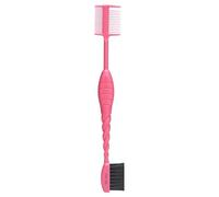 Peigne à sourcils à double tête - Outil de toilettage - Outil cosmétique pour le toilettage et la mise en forme des sourcils - Aiguille en acier - Peigne à queue de rat