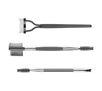 Peigne à sourcils pliable Séparateur de cils et bobine de cils Brosse de toilettage pour sourcils Outils de maquillage professionnels pour les yeux