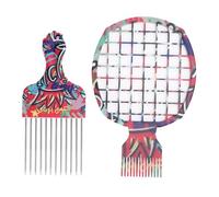 Peigne à torsades, peigne à boucles pour cheveux afro, peigne à cheveux bouclés pour hommes, fer à friser, peigne à cheveux torsadés, brosse à cheveux afro, peigne à brosse