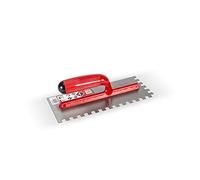 Platoir à colle cranté en acier 10 x 10 mm Rubi 276mm x 100mm