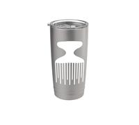 Peigne afro blanc Simply Hair Pick Gobelet isotherme en acier inoxydable double paroi