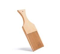 Peigne afro en bois naturel - Peigne démêlant - Brosse à cheveux africaine - Outil de coiffure