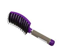 Peigne àfro Femmes Cheveux Scalp Massage Peigne Chevalle Nylon Brosse à cheveux mouillée Brosse à cheveux de déchets bouclés for Salon Barber Coiffeur Outils de coiffure Peigne Chauffant ( Size : Purp