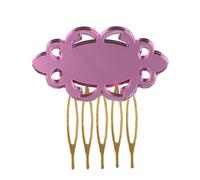 Peigne ajouré miroir (rose)