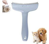 Peigne anti-mue à dents en V, outil de démêlage pour animaux de compagnie avec lame incurvée, brosse multifonctionnelle pour chiens et chats