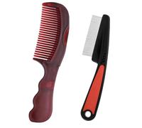 Peigne anti-pelliculaire breveté et peigne à dents fines en acier inoxydable, éliminateur de pellicules, détoxification du cuir chevelu, brosse de massage pour le cuir chevelu